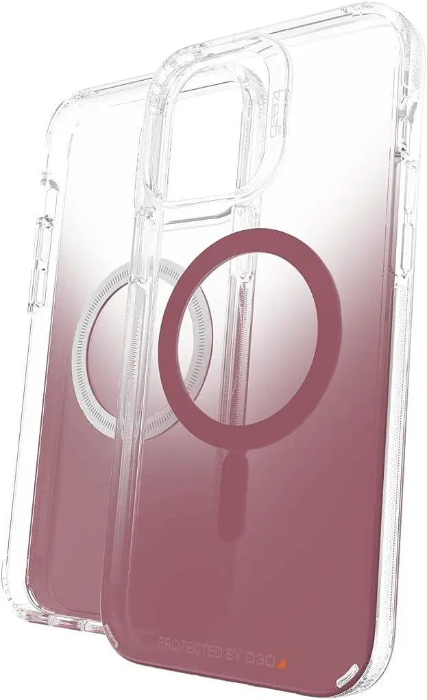Чохол прозорий протиударний Gear4 Crystal Palace MagSafe Apple iPhone 13 Pro Max (6.7") Pink - фото 4