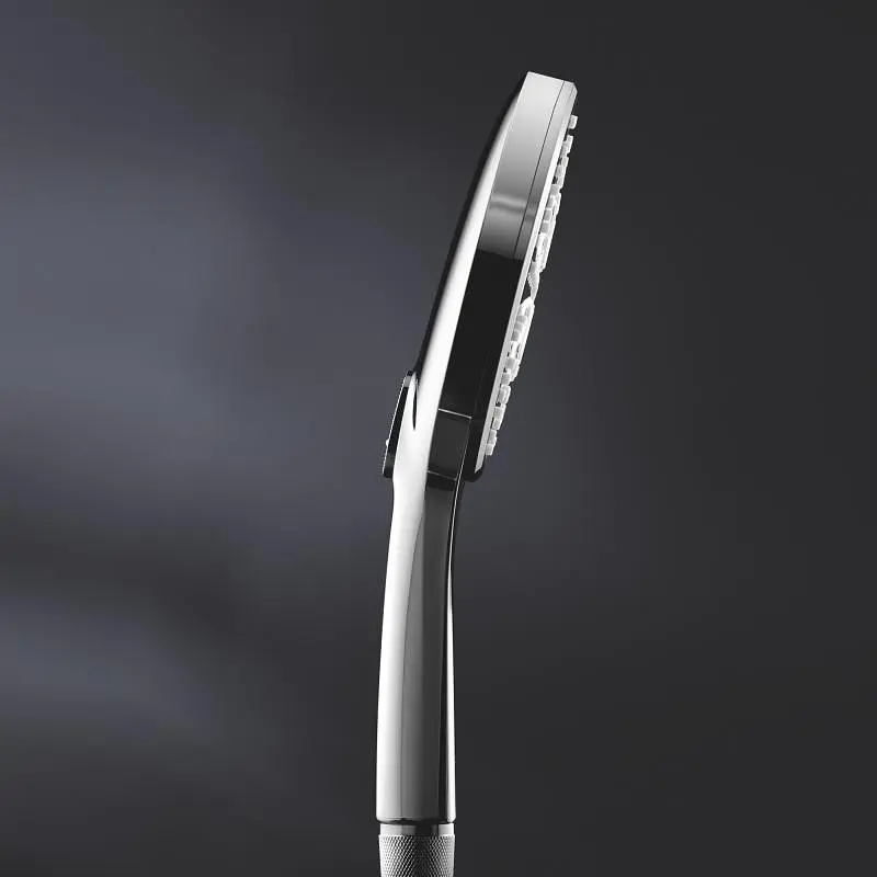 Ручной душ 3 режима струи Grohe Rainshower Smartactive 130 26574000, Хром - фото 10