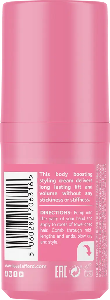 Крем Lee Stafford Plump Up The Volume Plumping Cream для надання об'єму волоссю 50 мл - фото 2
