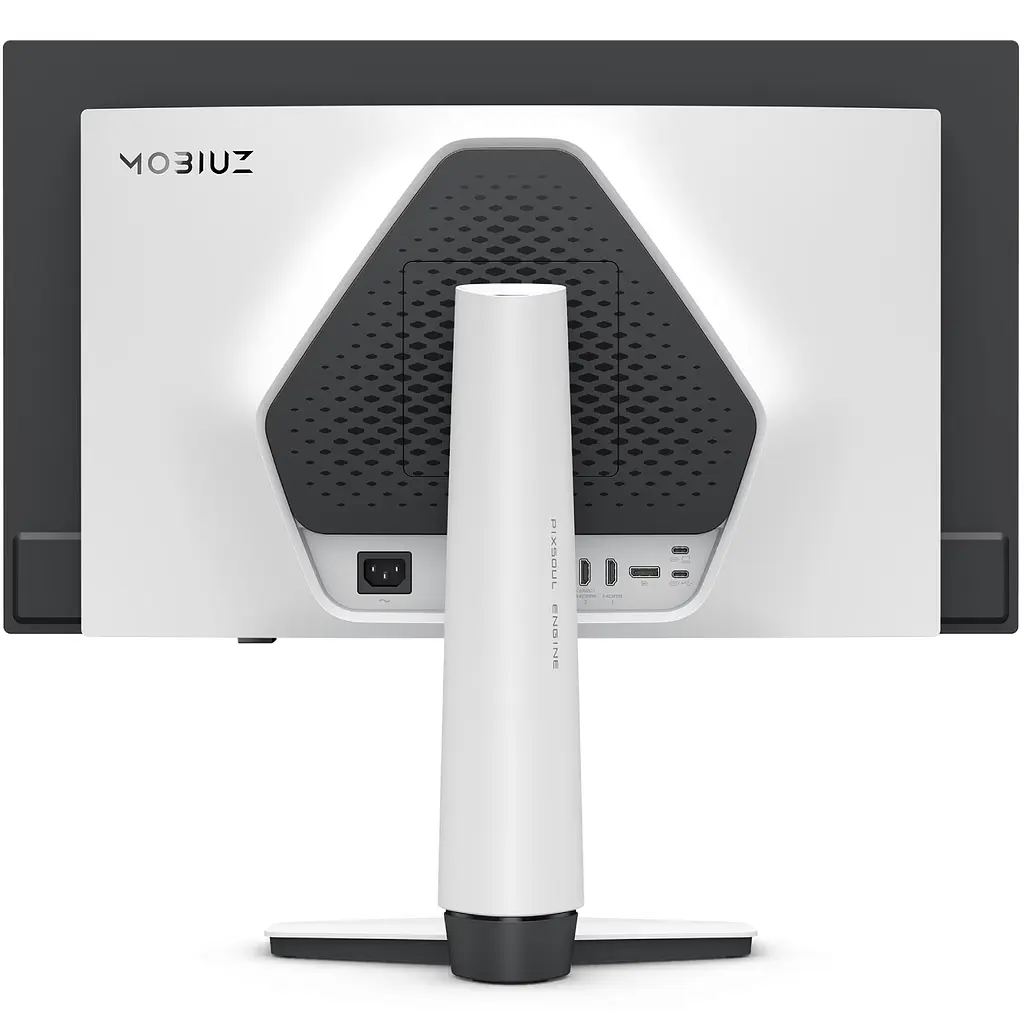 TFT 27" BenQ EX271UZ, 4K UHD, QD-OLED, 240Hz, HDMI, DP, USB- C, USB-hub, білий - фото 6