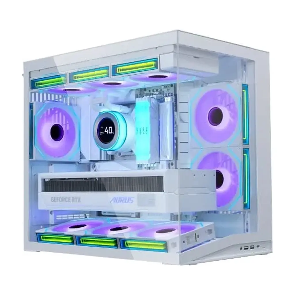Корпус для ПК Lian Li O11 Dynamic Mini V2, White (G99.O11DMIV2W.00) - фото 4