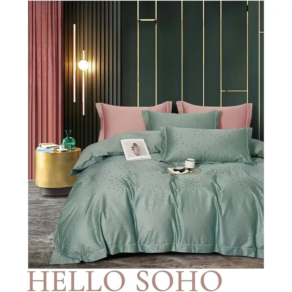 Комплект постільної білизни Soho Boutique євро Dew Mint (A130105) - фото 2
