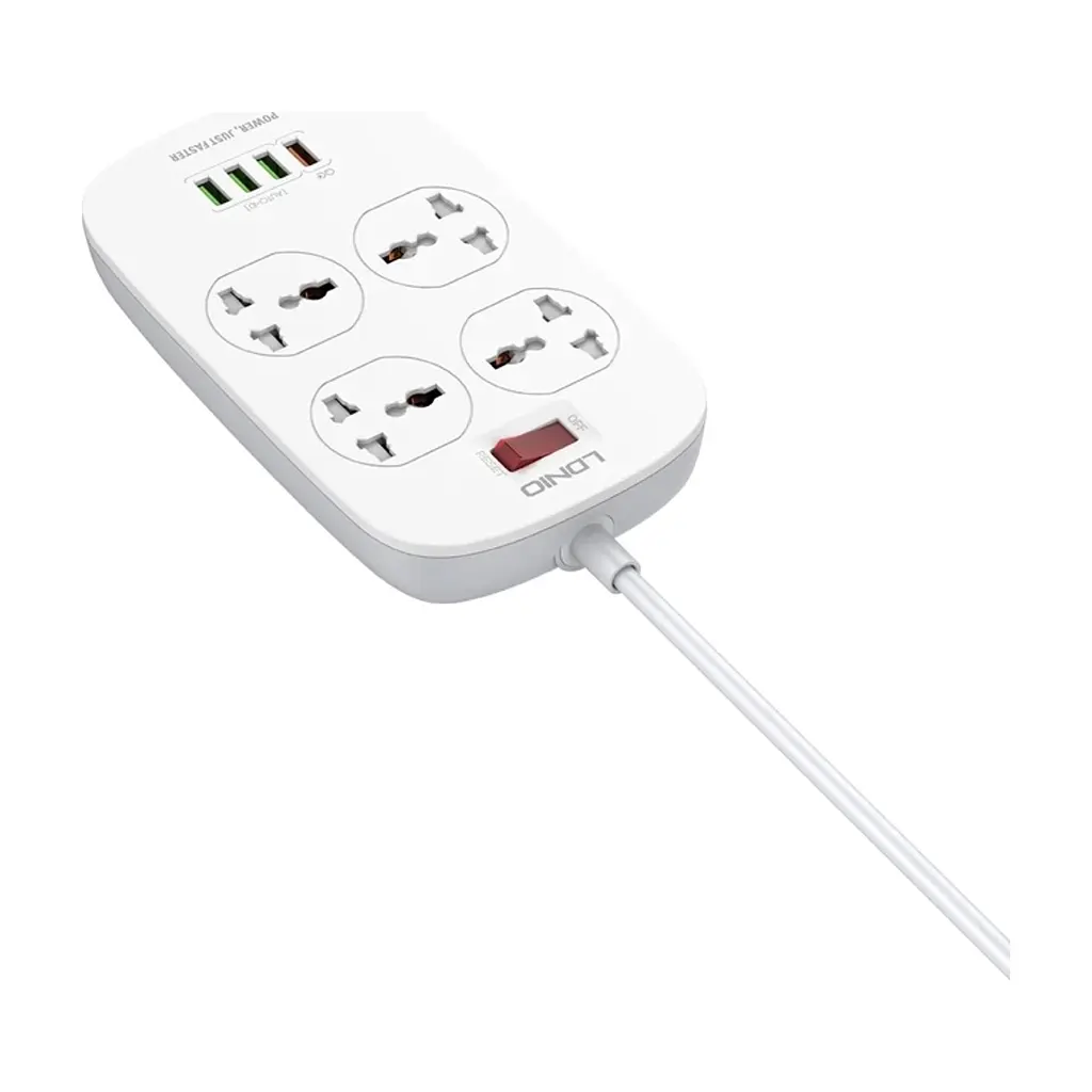 Сетевой фильтр питания LDNIO SC4407Q 4роз. 4USB 2м (SC4407Q) - фото 4