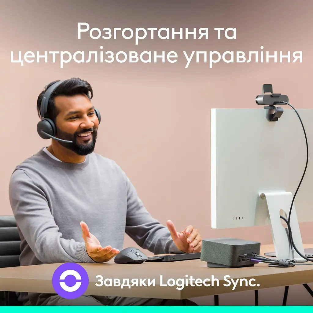 Веб-камера Logitech Brio 4K for Business Graphite (960-001746) - фото 12