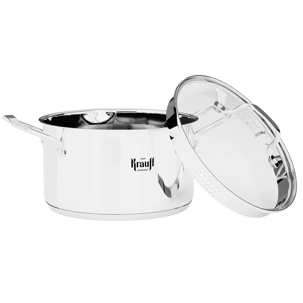 Каструля Krauff Cook & Joy зі скляною кришкою 4.6 л 22 см (26-238-119) - фото 2