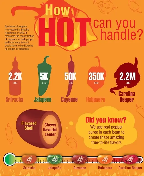 Екстремально гострі цукерки Jelly Belly Bean Boozled Flaming Five Challenge 53г - фото 7