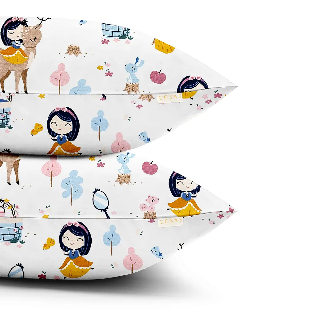 Набір наволочок Cosas Princess 40х60 см білий (SetPillow_PrincessDeer_40x60) - фото 2