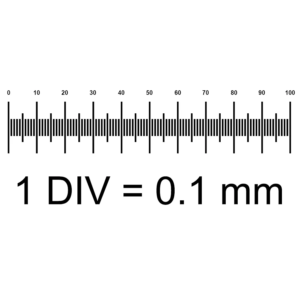 Калібрувальна лінійка SIGETA Slide-7 X 0.01 мм/0.1 мм (65668) - фото 2