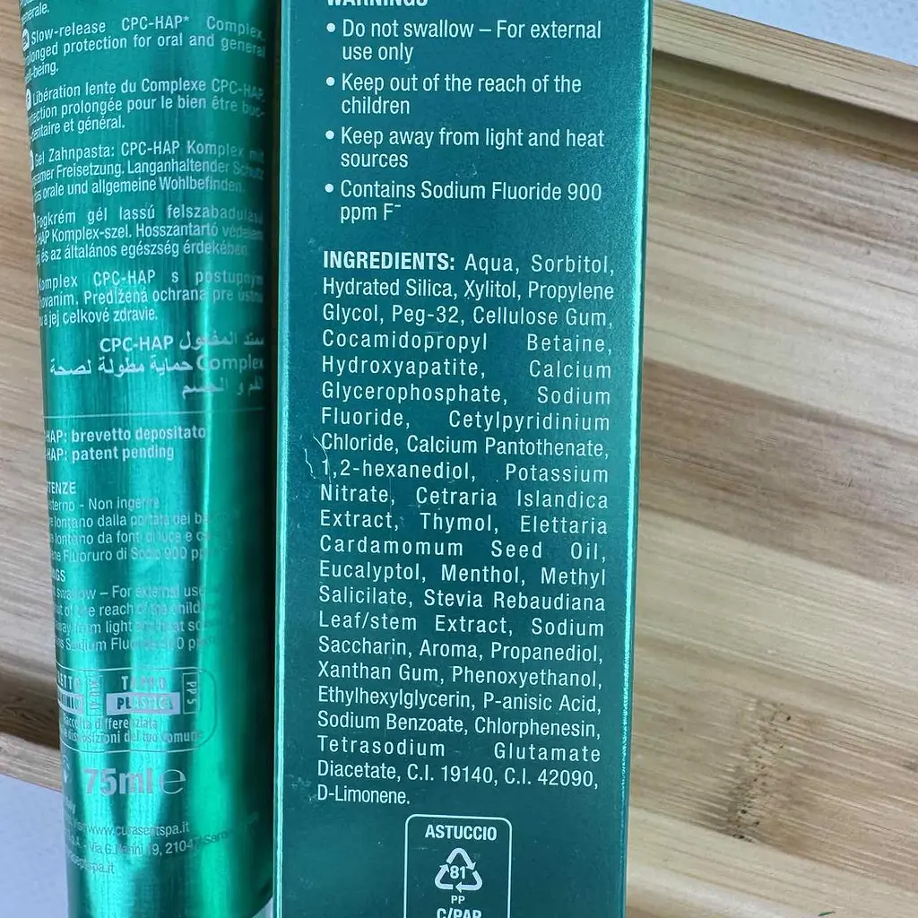 Зубна паста Curasept Dent Daycare Protection Booster Herbal Invasion 75 мл - фото 3