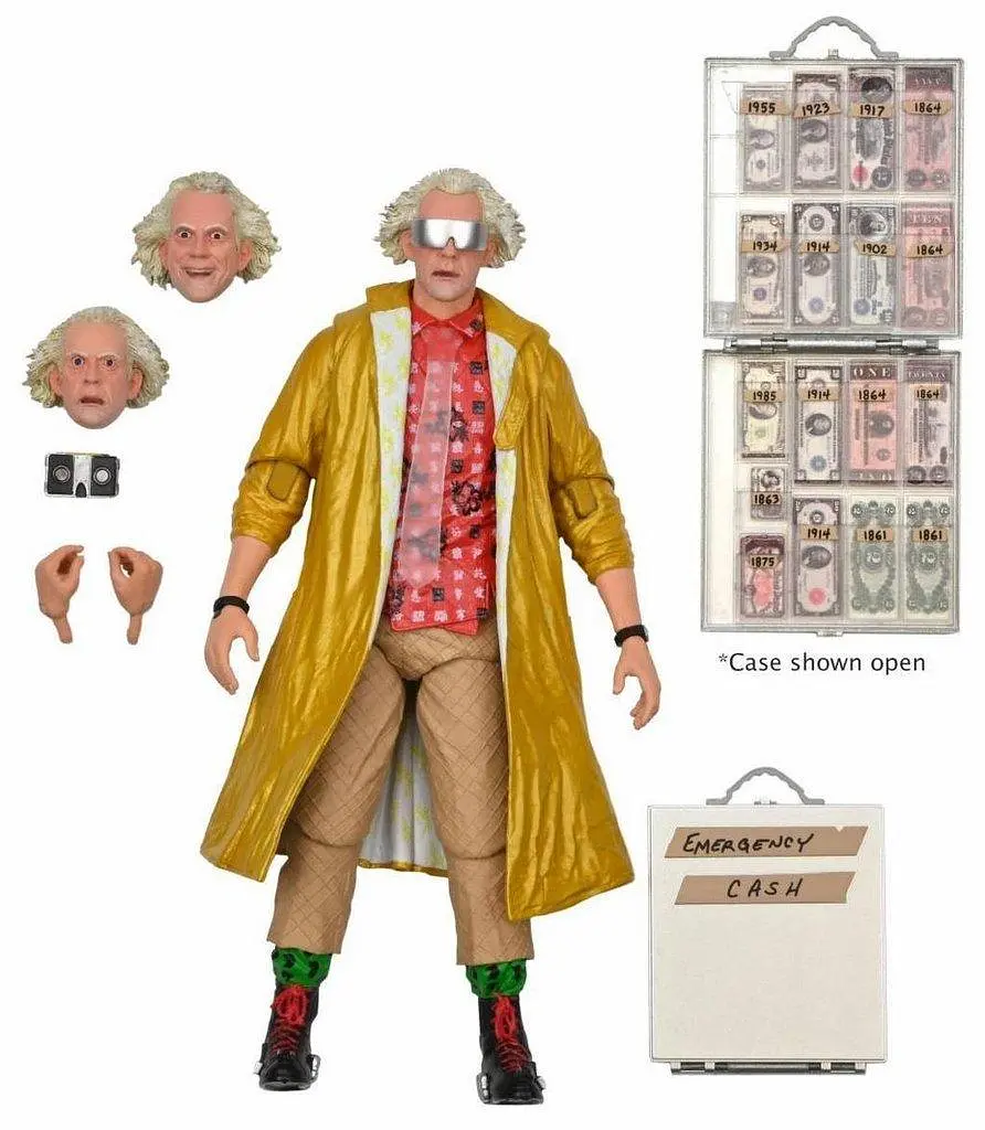 Фігурка Neca Назад у Майбутнє Док Браун Back to the Future Doc Brown 17 см WST BTF DB 19 - фото 2
