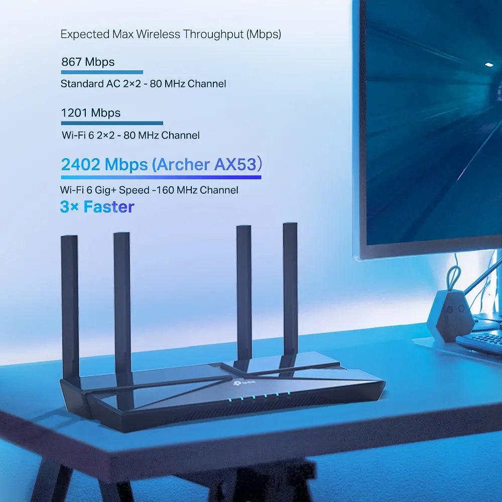 Бездротовий маршрутизатор TP-Link Archer AX53 (6799368) - фото 4