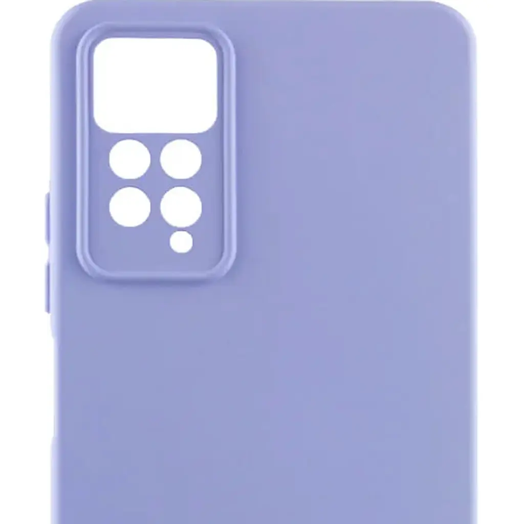 Чохол Silicone Cover Full Camera для Xiaomi Redmi Note 11 Pro 4G/5G 12 Pro 4G Lilac [87883] - фото 2