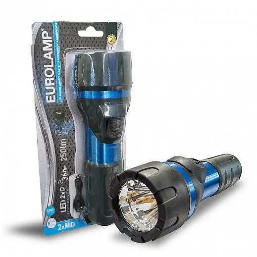 Светодиодный фонарь Eurolamp синий (FLASH-3W(blue)) - фото 2