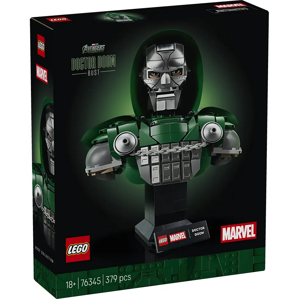 Конструктор LEGO Super Heroes Marvel Бюст Доктора Дума 379 ел. (76345) - фото 2