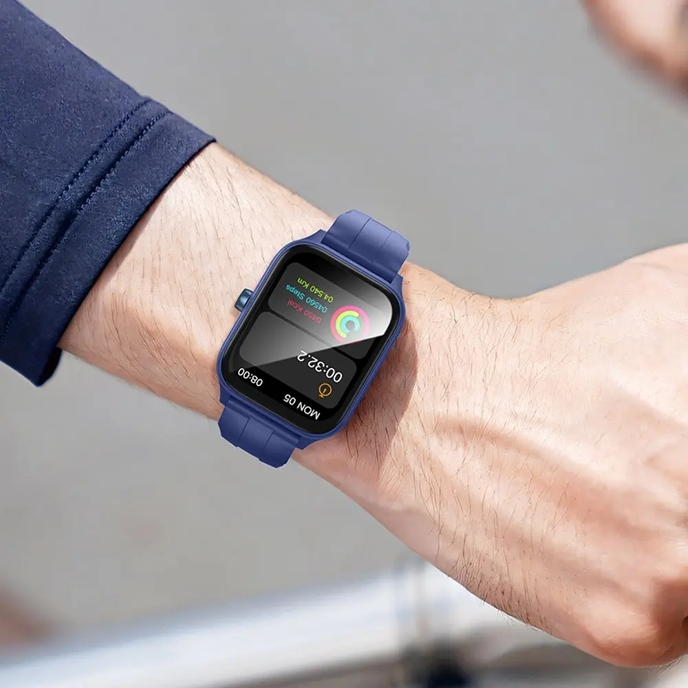 Смарт годинник Hoco Y27 з функцією дзвінка синій - фото 4