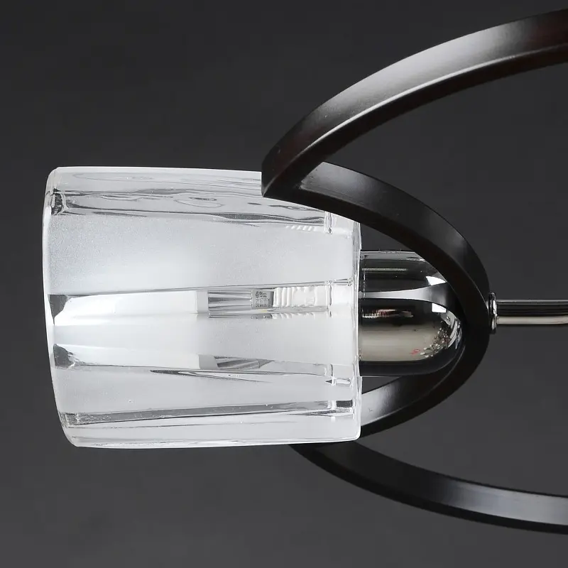 Люстра потолочная Brille классическая E14 40W CH (LK-282C/3) - фото 2