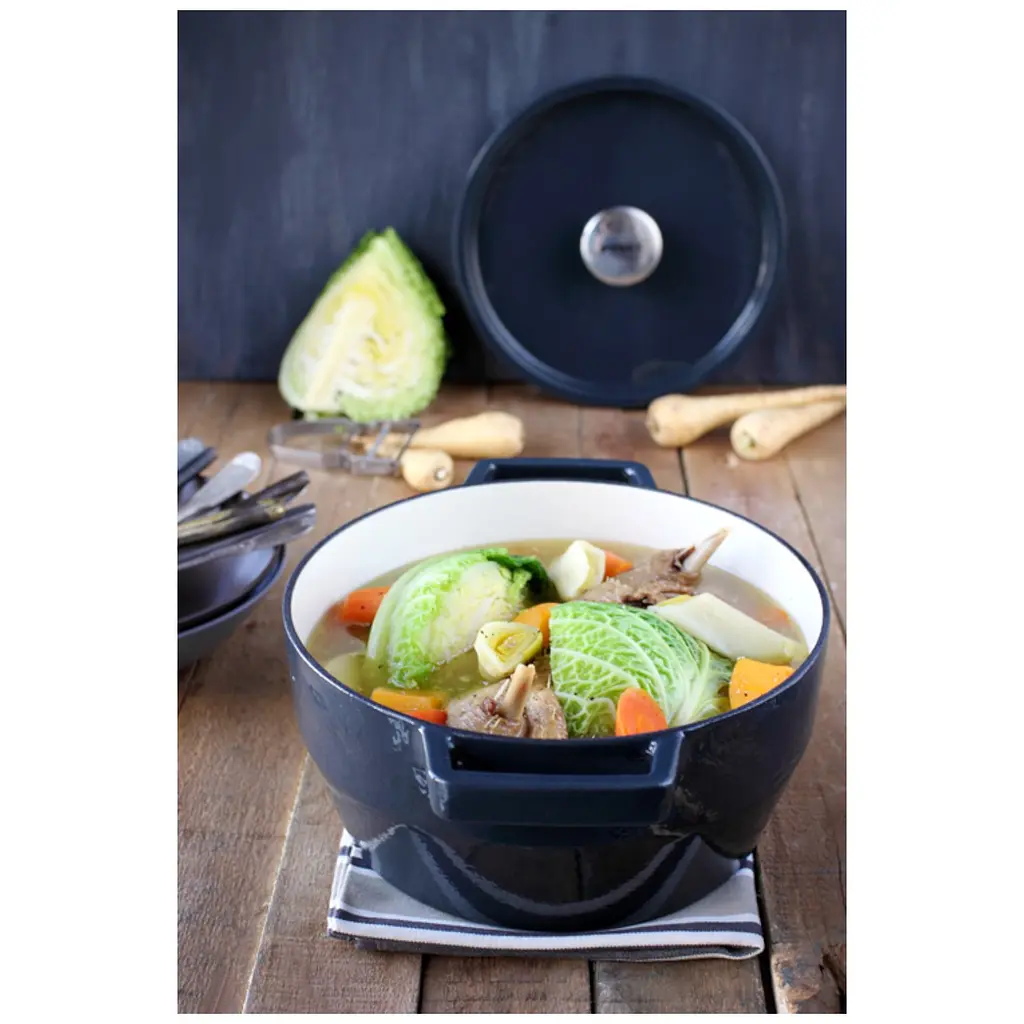 Кастрюля Pyrex Slow Cook чугуна 6.3 л grey (SC4AC28) - фото 3