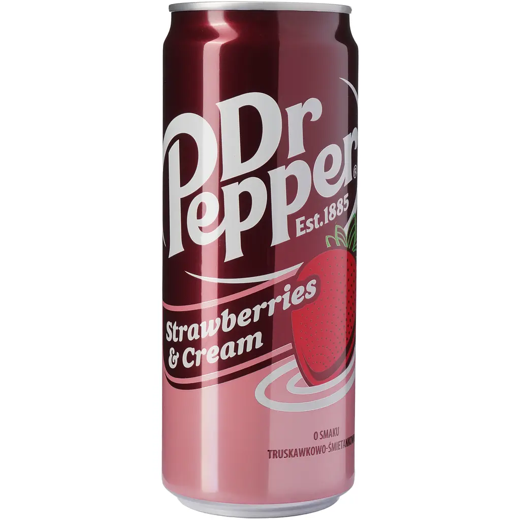 Напій газований Dr. Pepper полуниця із вершками 330 мл - фото 2