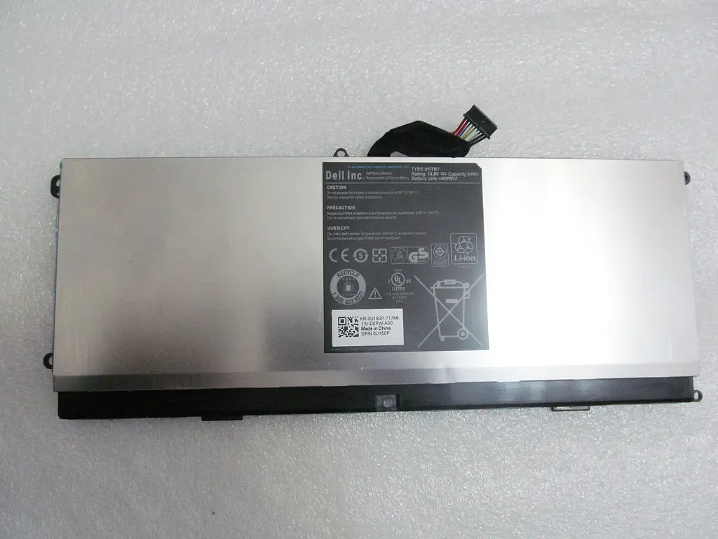 Акумулятор для ноутбука Dell XPS 15z (L511Z) 0HTR7, 64Wh (4000 mAh), 8cell, 14.8V, Li-Po, чорна, - фото 2