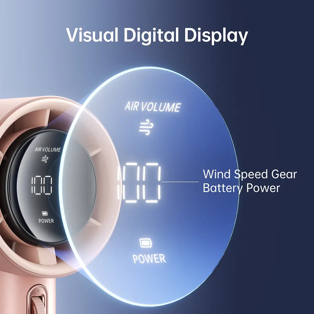 Вентилятор Jisulife Handheld Fan Pro1 Pink - фото 7