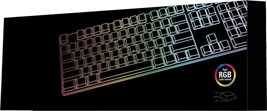 Клавиатура Sharkoon Purewriter Red Switch RGB Black (SPW-RS-B) - фото 3