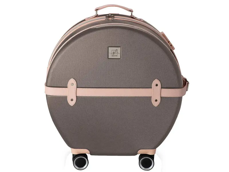 Чемодан Semi Line 20 S Brown/Pink Cream (T5673-2) - фото 7