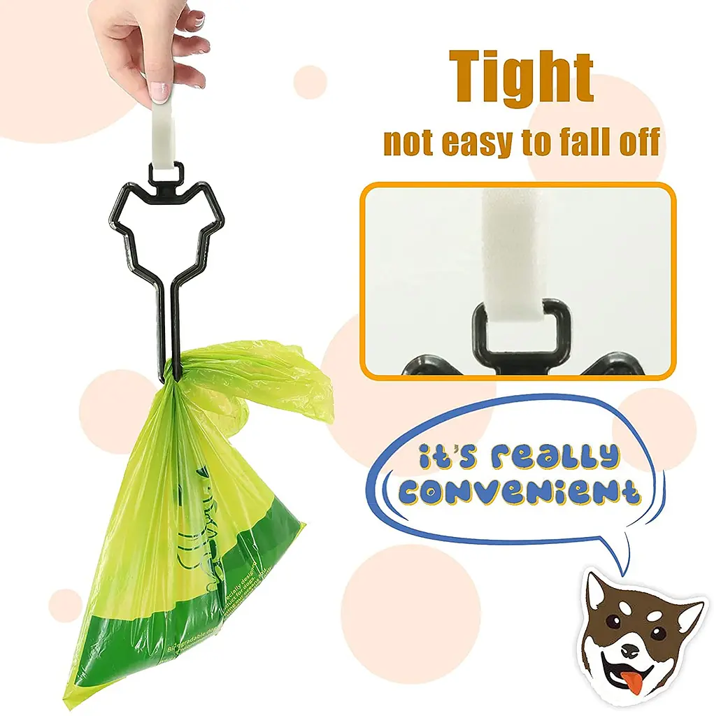 Диспенсер для біопакетів Fioviel dog poop bag dispenser коричневий - фото 8