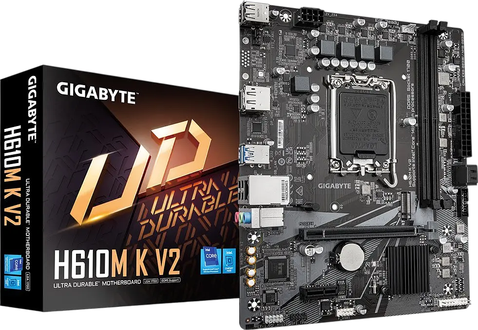Материнська плата Gigabyte H610M K V2 LGA 1700 (H610M K V2) - фото 3