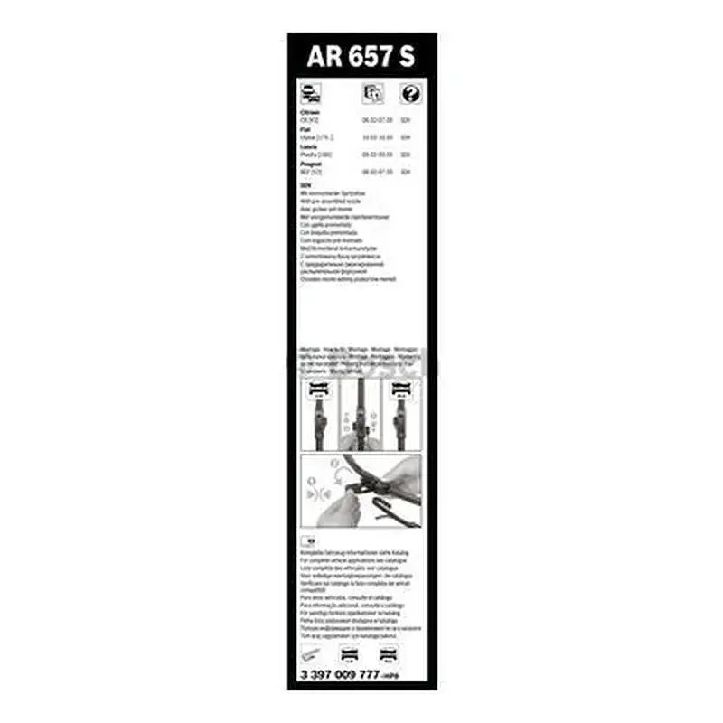 Щітка склоочисника Bosch 3 397 009 777 - фото 5