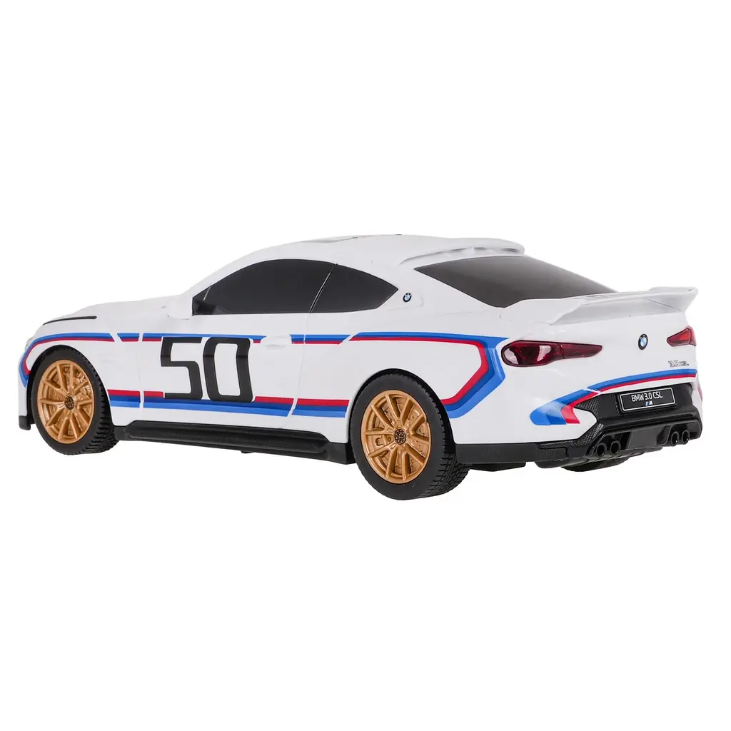 Машинка RASTAR BMW 3.0 CSL R/C 1:24 белый 92900 - фото 6