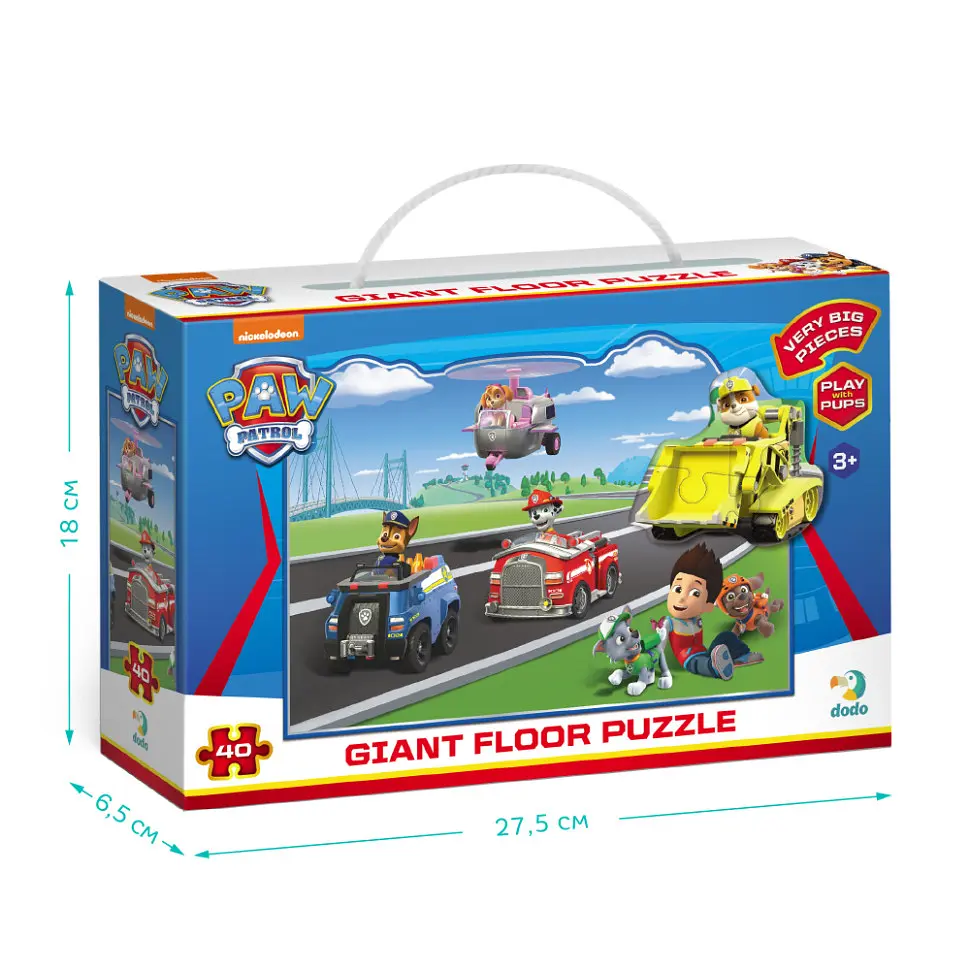Пазл дитячий на підлозі Paw Patrol 200467, 40 елементів - фото 3