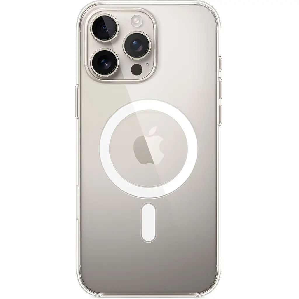 Чохол Clear Case with MagSafe для Apple iPhone 16 Pro Max Transparent АА [115337] - фото 4
