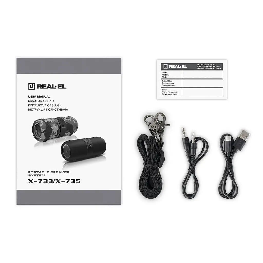 Портативна акустика Real-EL X-733 Camo (EL121600020) - фото 10