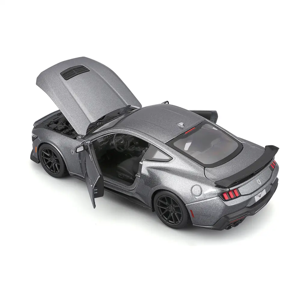 Машинка іграшкова Maisto 2024 Ford Mustang Darkhorse, масштаб 1:24 (32925 met.grey) - фото 6