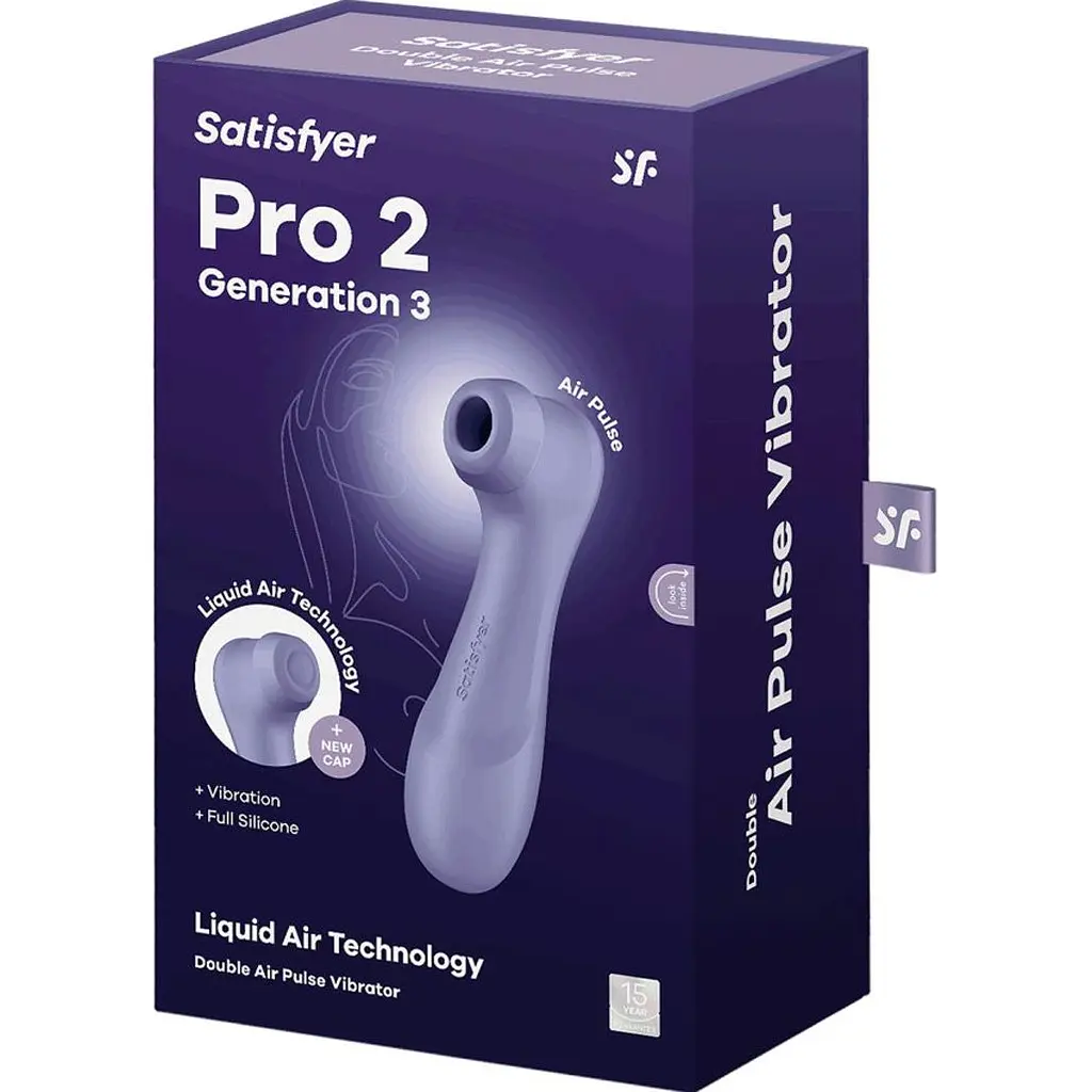 Вакуумний стимулятор Satisfyer Pro 2 Generation 3 with Liquid Air Lilac (SO8403) [108497] - фото 8