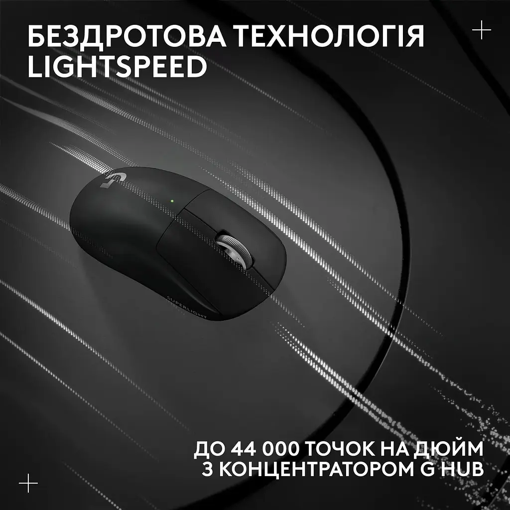 Миша Logitech G Pro X Superlight 2 LightSpeed Wireless Black (910-006630) - фото 9