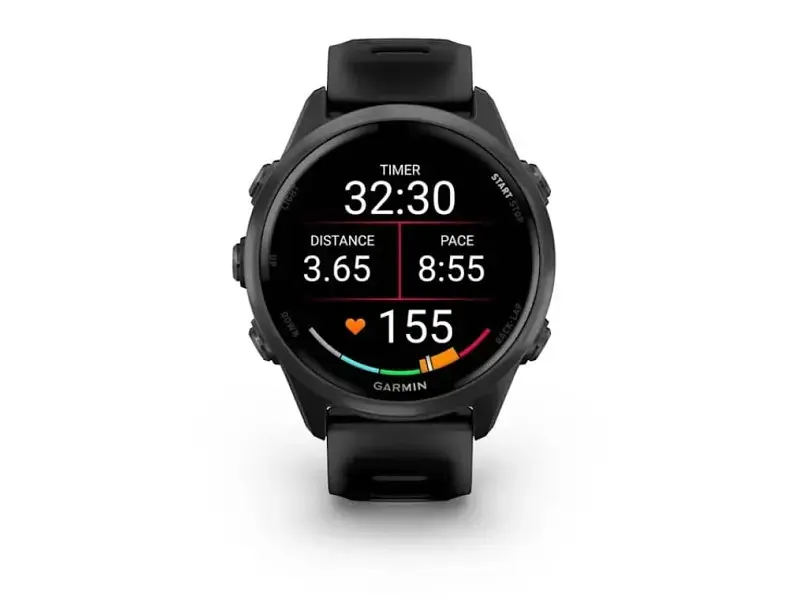Смарт-годинник Garmin Forerunner 570 42mm Slate Gray Aluminum w. Translucent Black/Black Band (010-02970-00/40) - фото 2