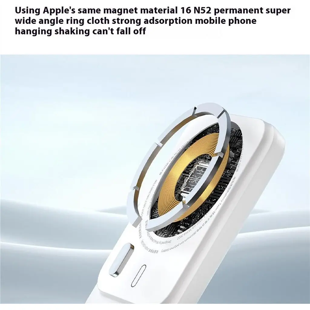 Зовнішній акумулятор WiWU Magnetic Wi-P037 5000mAh White [161225] - фото 6