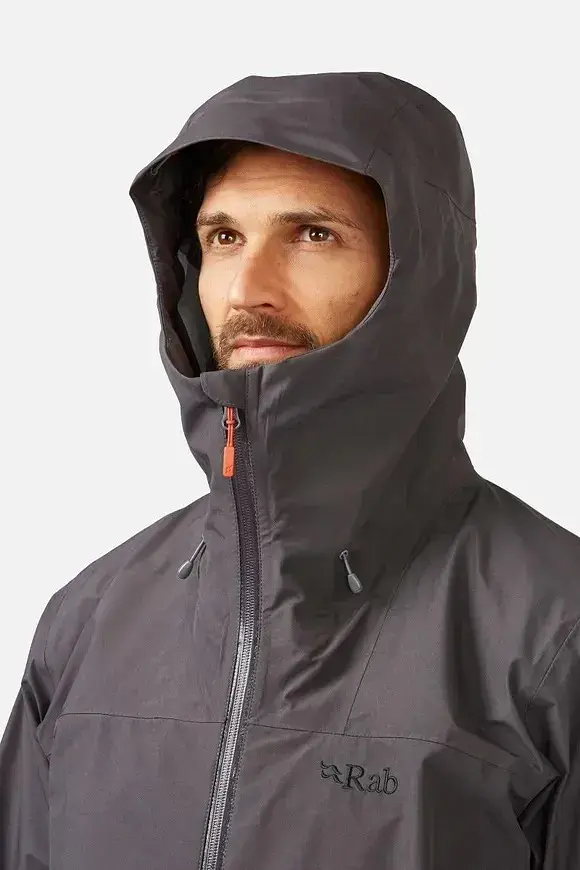 Мембранная мужская куртка Rab Namche GTX Jacket M Сірий - фото 6