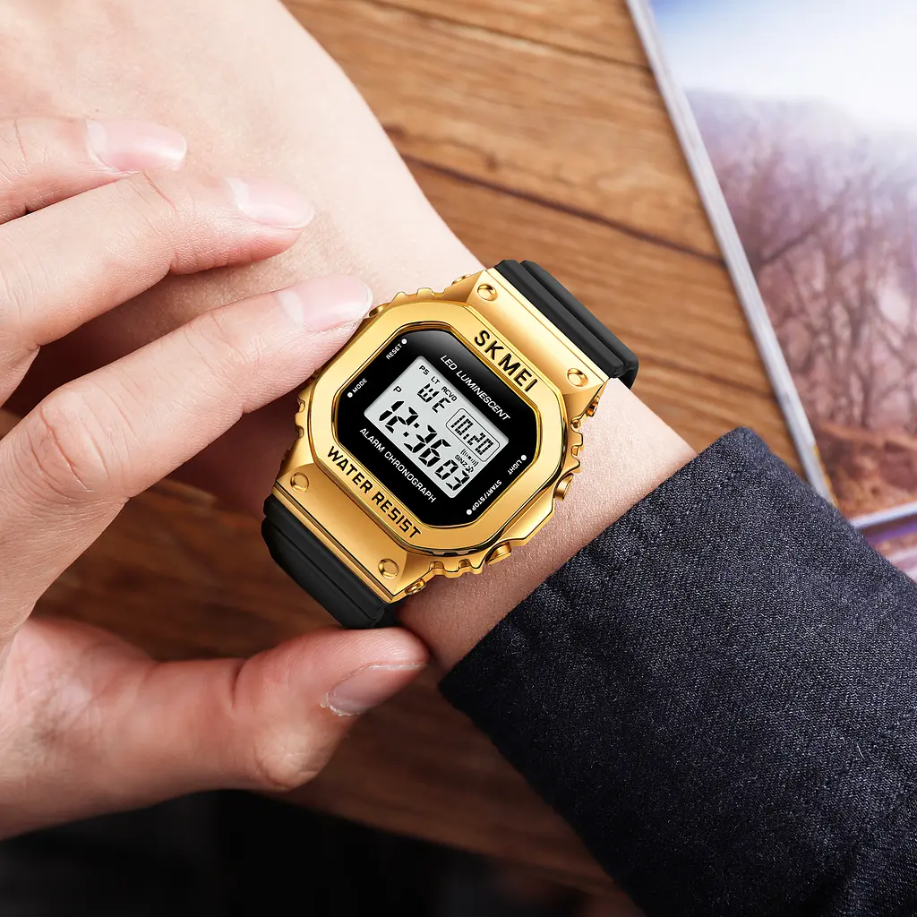 Часы наручные 1851 Black-Gold Skmei acs0030541 - фото 3
