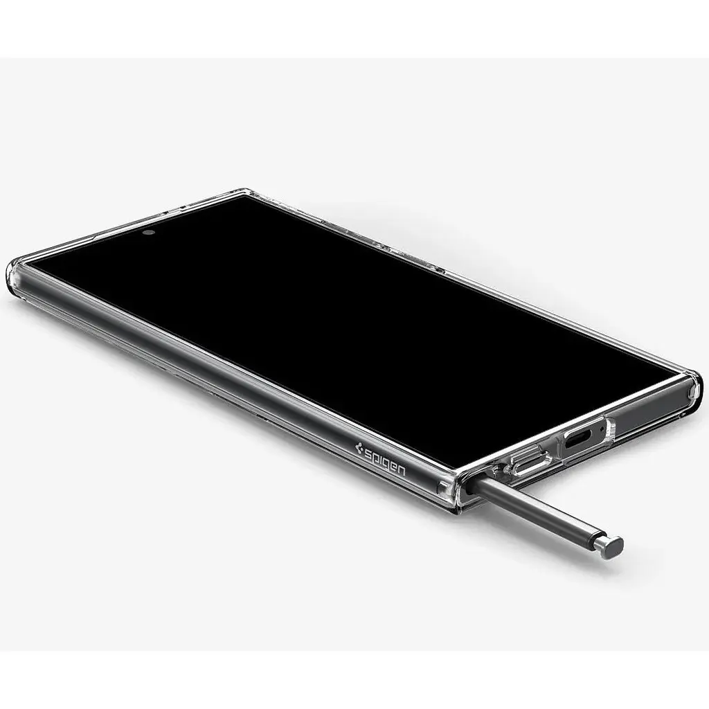 Оригинальный противоударный чехол Spigen Ultra Hybrid для Samsung Galaxy S23 Ultra (6.8") Space Crystal ACS05647 - фото 8
