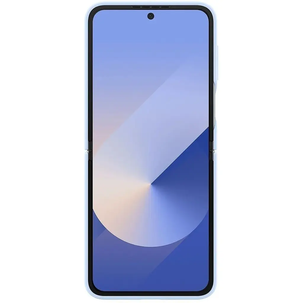Оригінальний протиударний силіконовий чохол Samsung Silicone Case для Galaxy Z Flip6/Flip7 FE/ Flip5 Blue EF-PF741TLEGUA - фото 6
