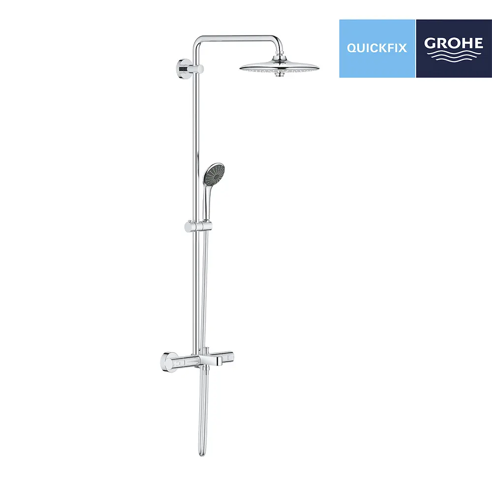 Душова система термостатична Grohe QuickFix Vitalio Joy System 260 27860001, Хром - фото 3