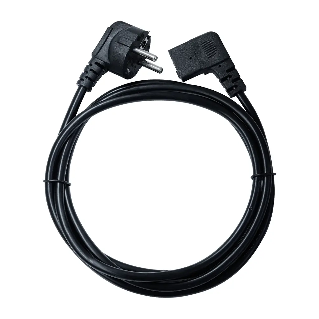 Кабель живлення C13 1.8m 90° corner black Armorstandart (ARM73124) - фото 2