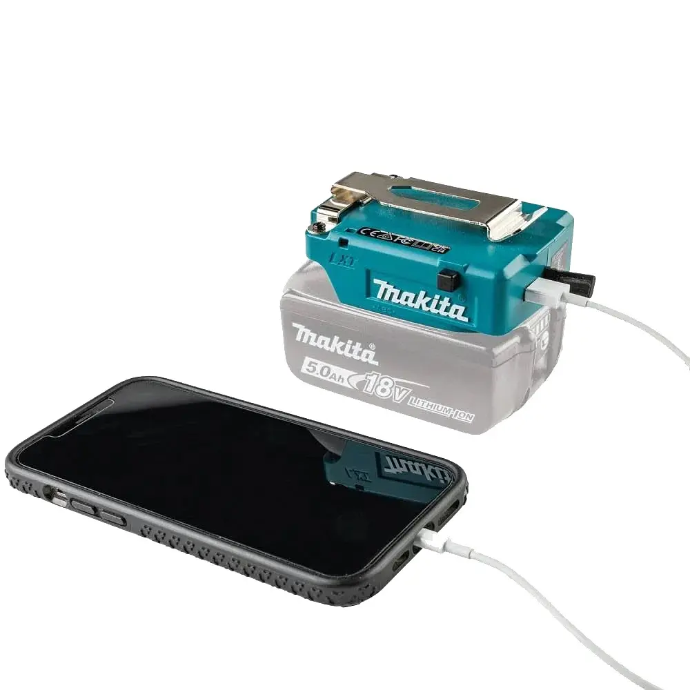 Адаптер USB універсальний для акумуляторів LXT Makita TD00000111 - фото 8