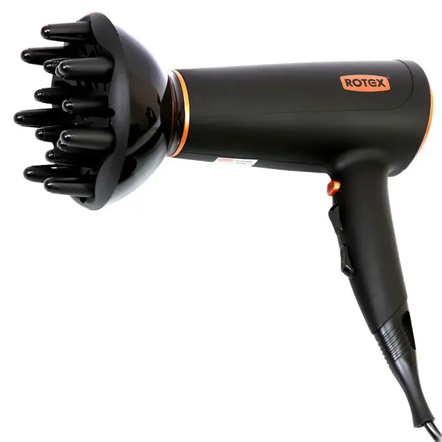 Професійний потужний фен Rotex RFF200-B DelicateCare Pro дифузор концентратор 2000 Вт - фото 5