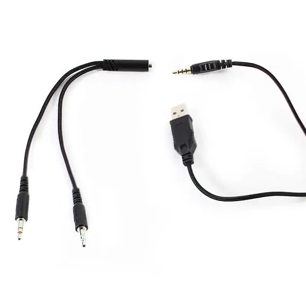 Проводная игровая гарнитура Onikuma Gaming with LED K8, USB, 3.5mm, 2.2m, Camouflage-White - фото 6