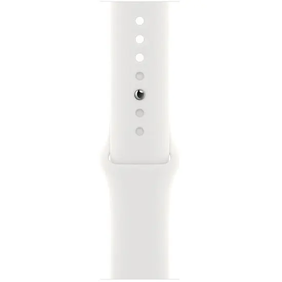 Смарт-часы Apple Watch Series 8 45mm Silver Aluminum Case with White Sport Band (MP6N3) Б/У [164802] - фото 3
