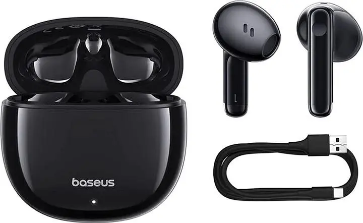 Беспроводные наушники Baseus Bowie E13 True Wireless Earphones, BT5.3, 40mAh, 400mAh, 6h, Black A00059701127-Z1 - фото 6