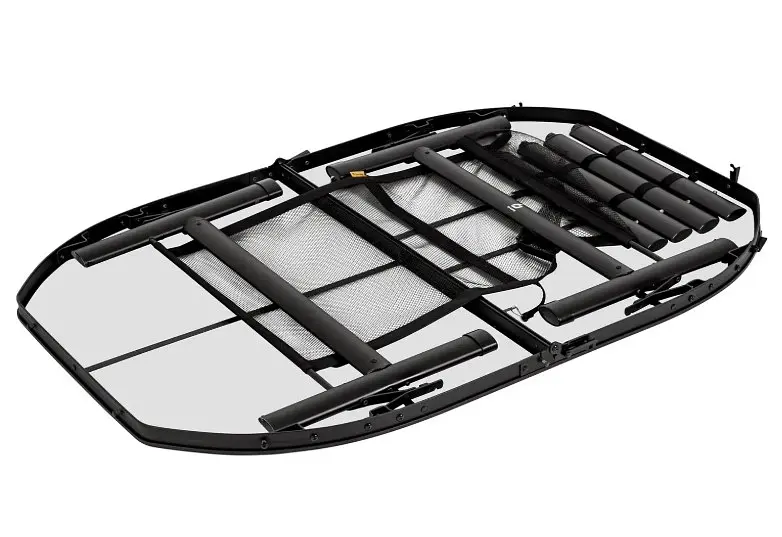 Стіл Bo-Camp Melrose Oval 120x80 cm Black/Wood look (1404220) - фото 3
